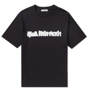 GOSHA RUBCHINSKIY Black Logo T-shirt